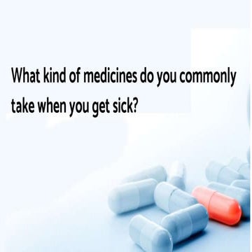 HOW MEDICINE ARE USED
