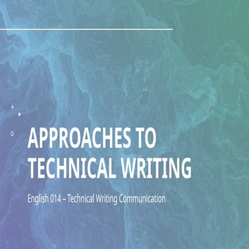 Lesson 3 on Approaches to Technical Writing.pptx