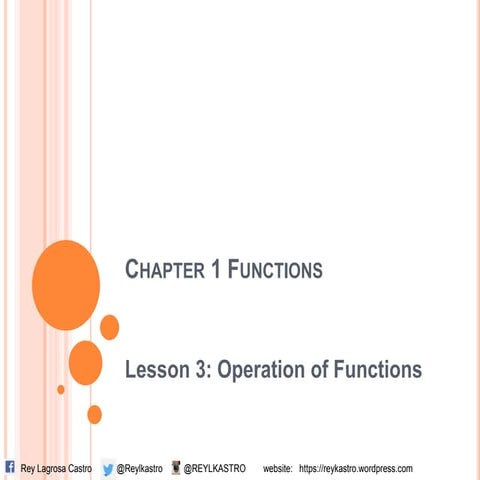 operation of functions | PPT
