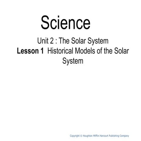 Historical models of the solar system Lesson 3 PPT.pptx