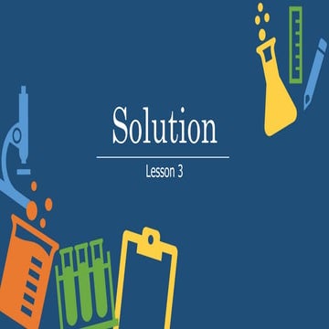 Mixtures & Solutions PPT | PDF