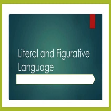 Lesson 4 Literal and figurative language.pptx