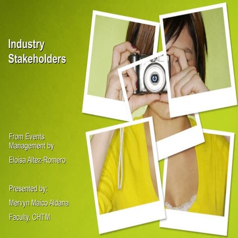 Lesson 4   industry stakeholders