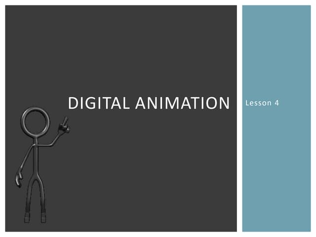 Lesson 4 - Animation Software