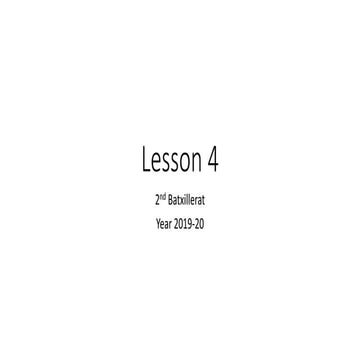 Lesson 4 2nd batx 2019-20