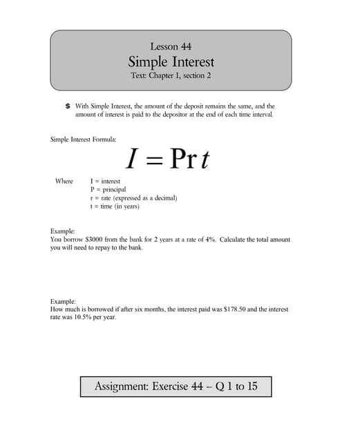 Lesson 9 | PDF