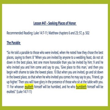 Lesson 7: The Seven Woes Against the Scribes and Pharisees | PDF