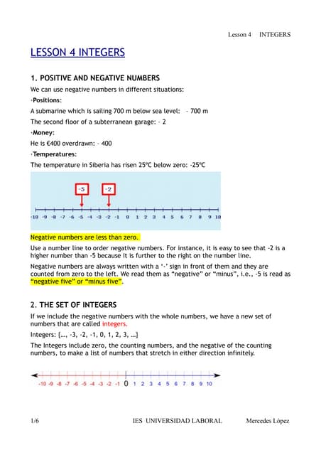 Lesson4 integers
