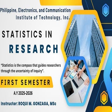 Lesson 4_Scales of measurement in Statistics In Research