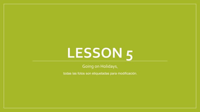 Lesson 5