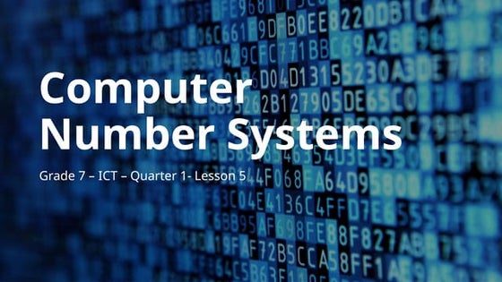 Computer Number system | PPT