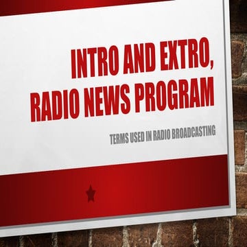 Comprehensive Guide to Radio News Program Intros, Extros, and Formats ...