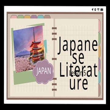 21st-Century-Literature-from-the-Philippines-and-the-WorldLesson 5- Japanese ...