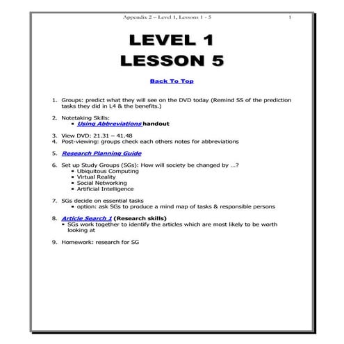 Lesson 5   visions of the future 2