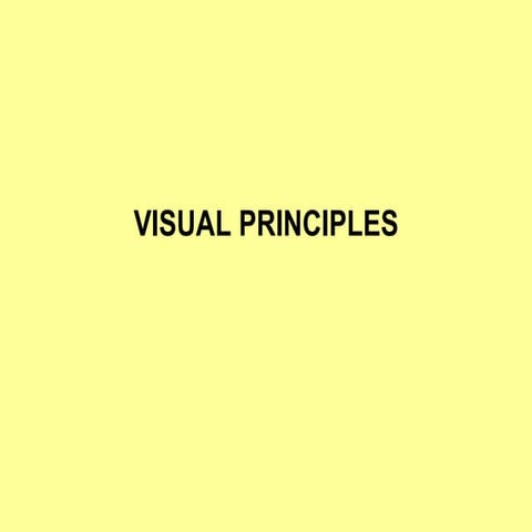Week 5 - Visual Principles