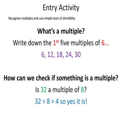 Lesson 5 algebra 1   use letter and symbols to represent unknowns