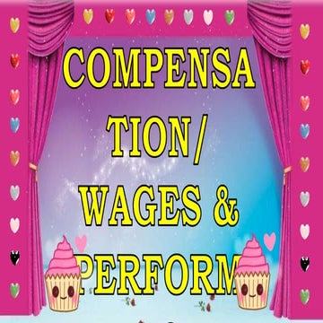 Organization and Management Lesson 5 Compensation or Wages by Mary Krystle Da...