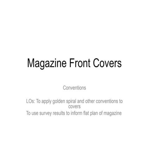Lesson 5magazinefrontcoveranalysis 