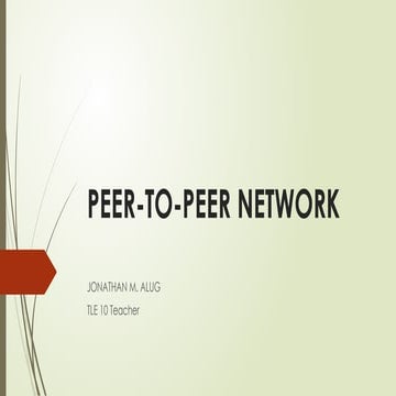 Understanding Peer-to-Peer Networks and Client-Server Models in ...