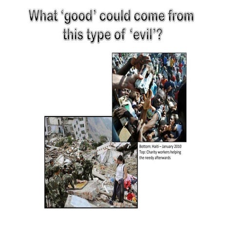 Lesson 6   christian problem of evil