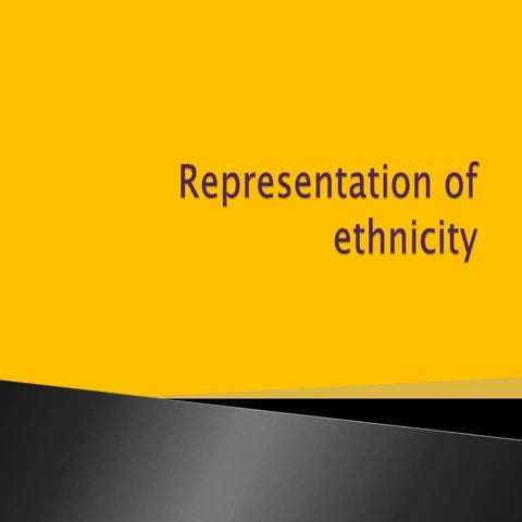 Lesson 6 - Ethnicity