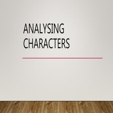 Lesson 6   examining the hero and villain