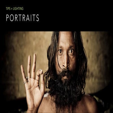 Lesson 6 • Portraits & Lighting