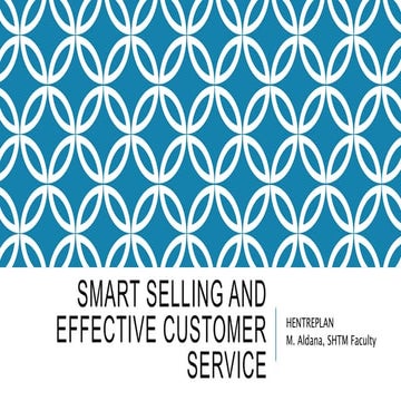 Lesson 6   smart selling and effective customer service