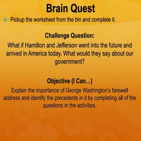 Washington's Farewell