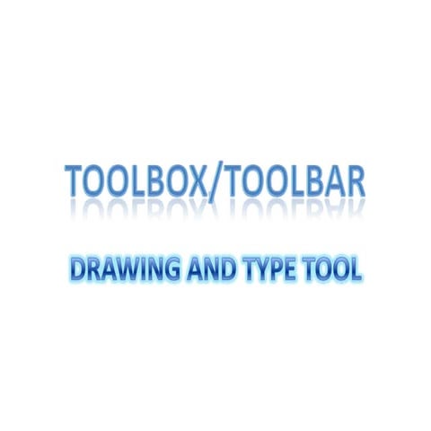 Adobe Photoshop: Drawing and Type tool