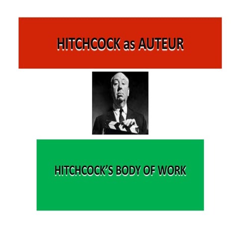 Lesson 6 hitchcock as autuer   master acronym