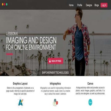 IMAGING AND DESIGN FOR ONLINE ENVIRONMENT