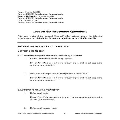 Lesson6 response q