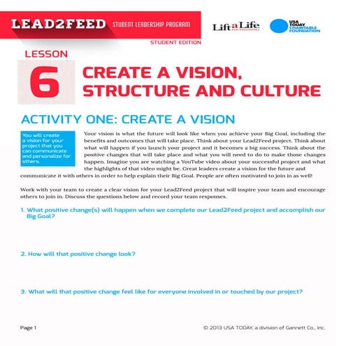 Lesson 6: Teacher Edition | PDF