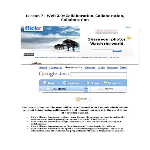 BOSCO Web 2.0 Lesson 7