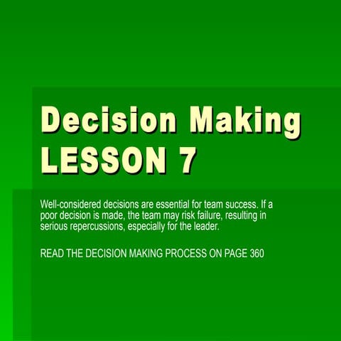 Lesson 7