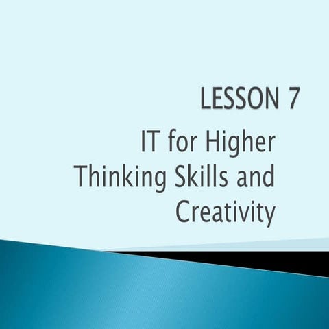 Educational Technology 2 Lesson 7