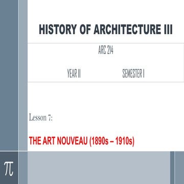 Art nouveau | PPTX