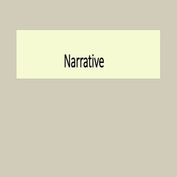 Film Language - narrative