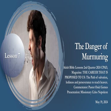 Lesson 7 - The Danger of Murmuring - SBS.pptx