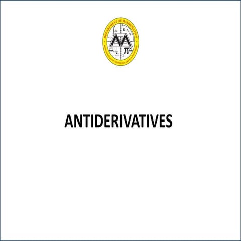 Lesson 7 antidifferentiation generalized power formula-simple substitution