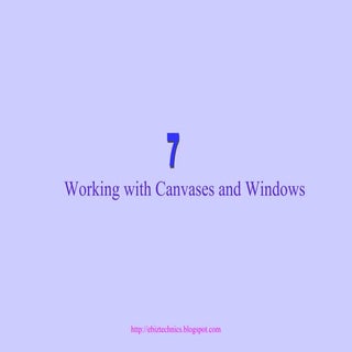 Oracle Forms-Canvas types