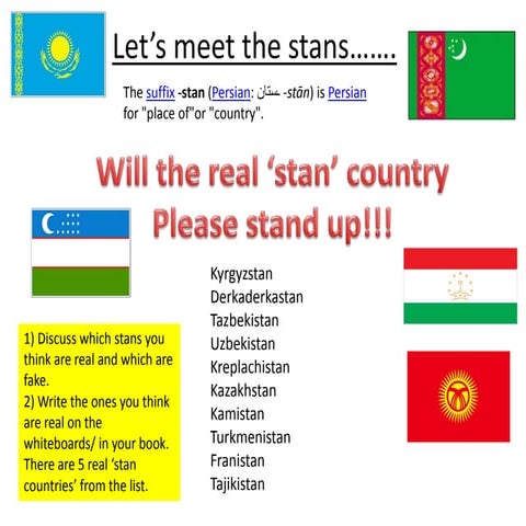 The stans | PPTX