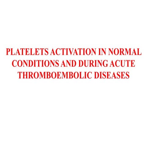 platelets therapy