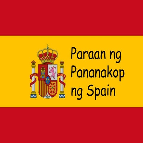 Mga Paraan ng Pananakop ng Espanya sa Pilipinas