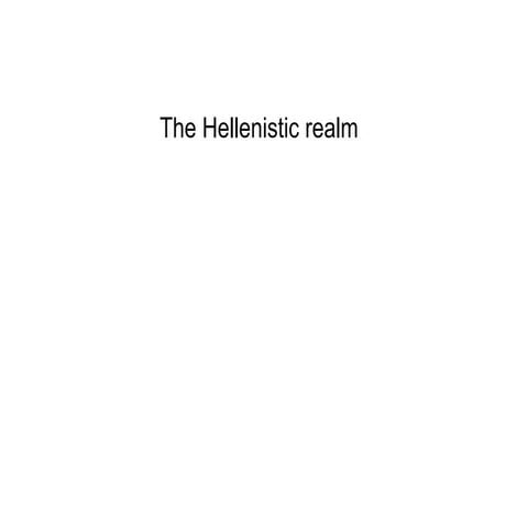 History Of Architecture I - Lesson 8: Hellenism