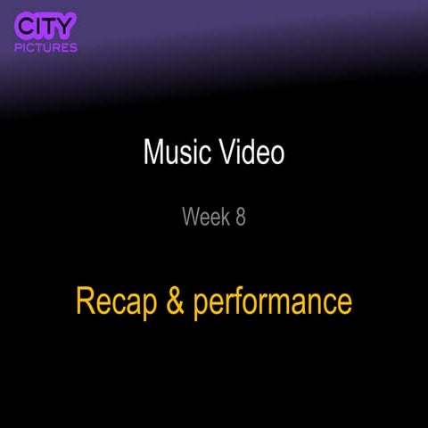 music video - performance