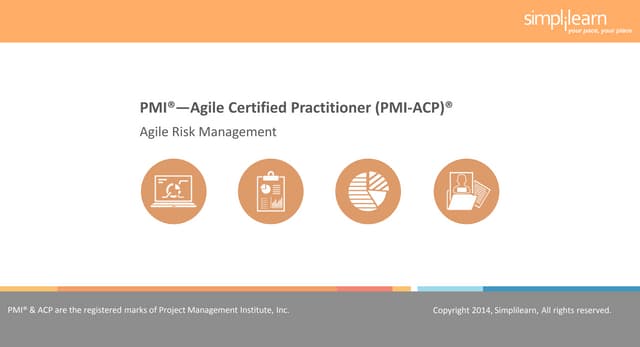 PMI-ACP Lesson 9 Agile Risk Management
