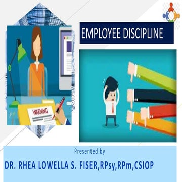 Lesson 9 Employee Discipline