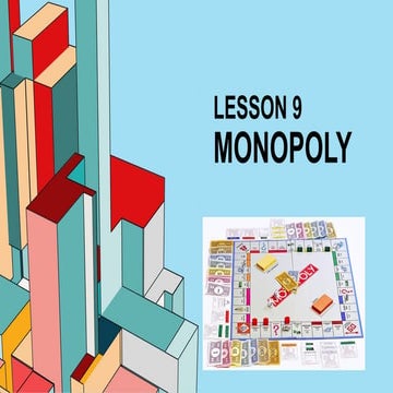 the monopoly - monopolistic companies and their nature | PPTX